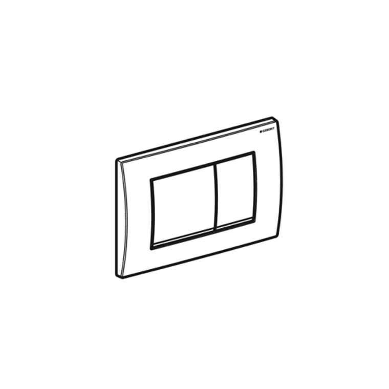 Клавиша Geberit Delta 115.137.21 c круглыми клавишами Клавиша Geberit Delta 115.137.21 c круглыми клавишами