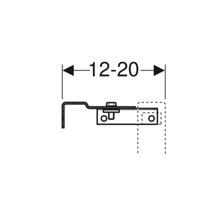 Схема креплений Geberit 111.839.00.1 Схема креплений Geberit 111.839.00.1