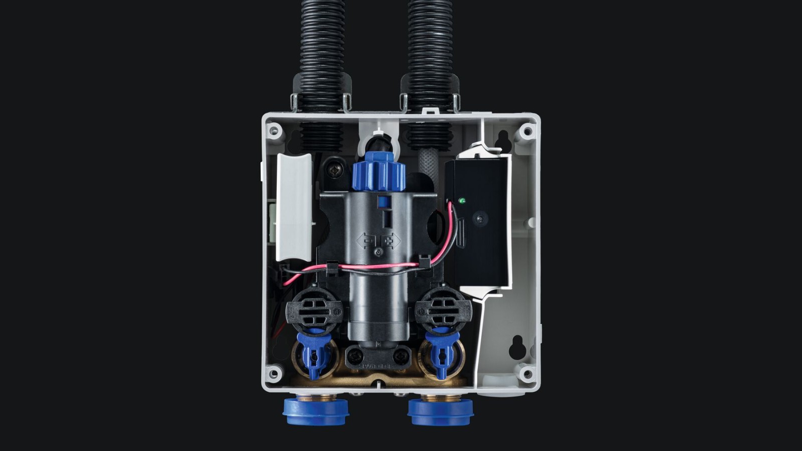 Thermostatic mixer for added safety and convenience