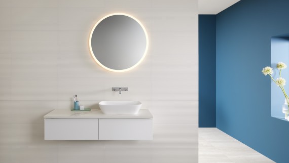 Накладная раковина Geberit ONE со шкафчиком iCon