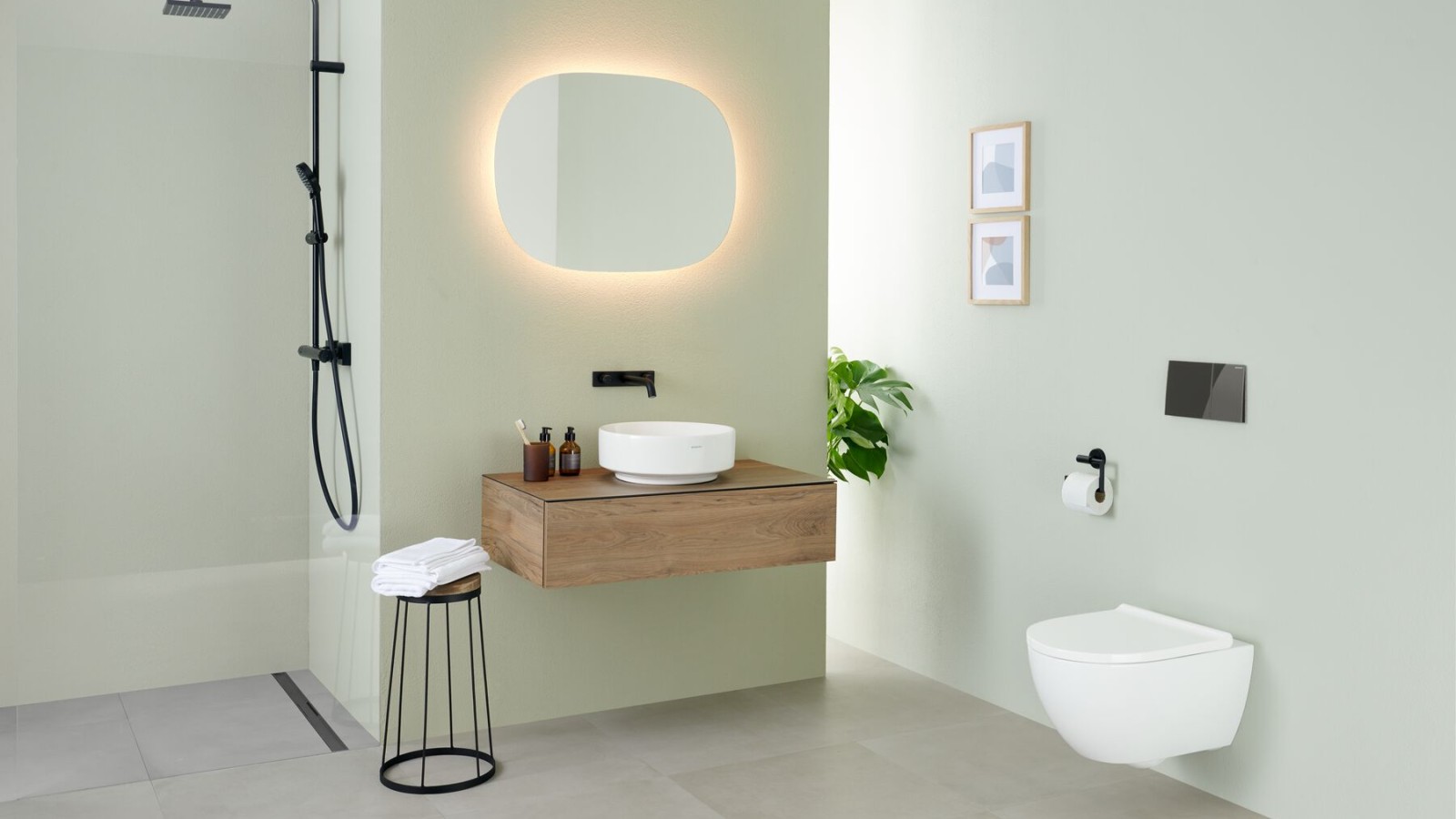 Ванная комната с раковиной Geberit VariForm Ванная комната с раковиной Geberit VariForm