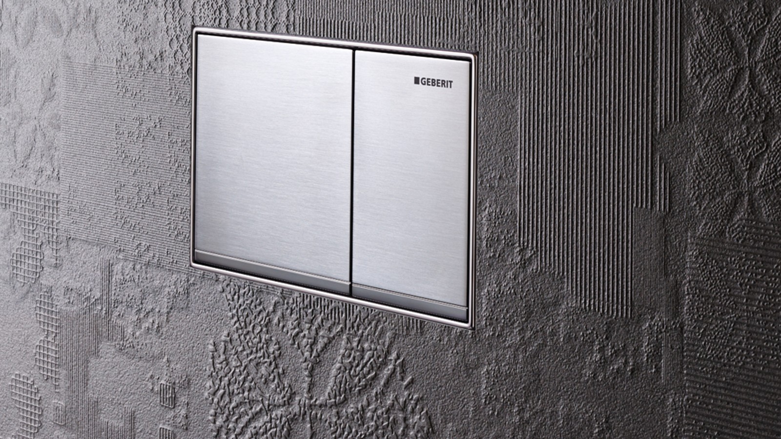 Клавиша смыва Geberit Omega60 вровень со стеной