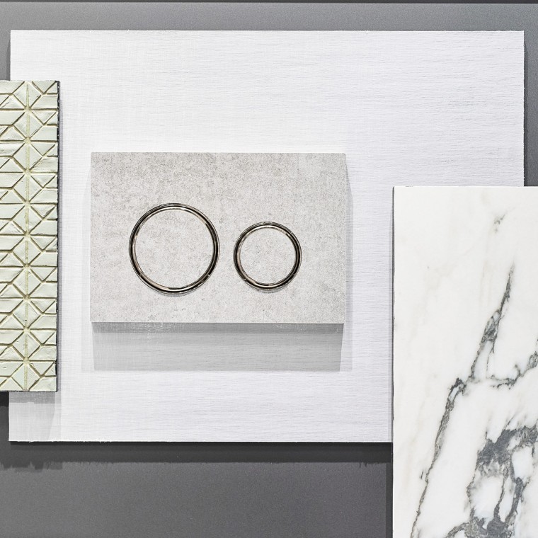 Клавиша смыва Sigma 21 под бетон с хромированными кольцами Клавиша смыва Sigma 21 под бетон с хромированными кольцами