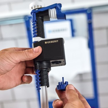 Geberit Тип 323 клапан наполнения: функция задержки регулируется вручную. Geberit Тип 323 клапан наполнения: функция задержки регулируется вручную.