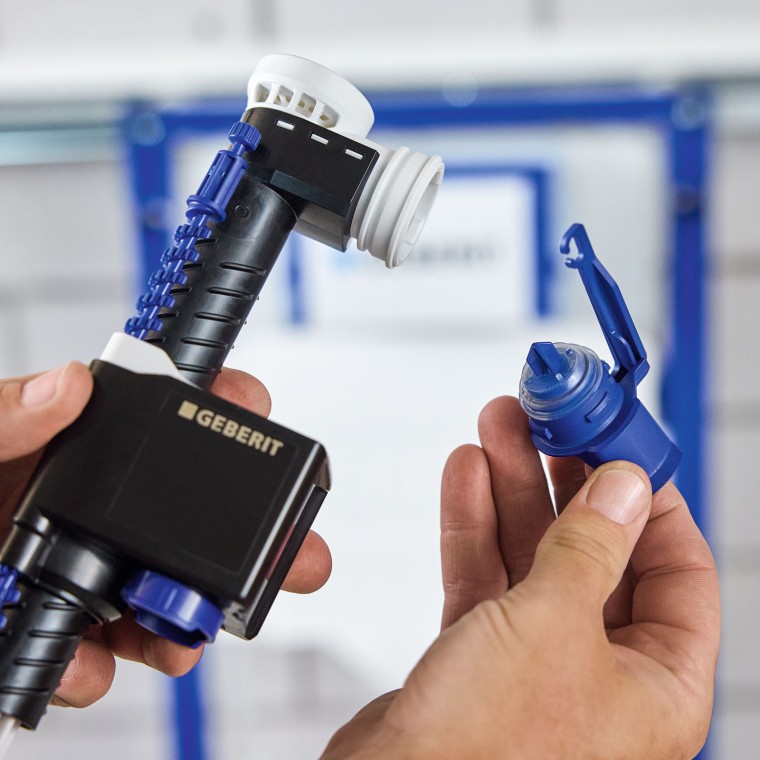 Geberit Тип 323 наливное клапан: Клапан прост в обслуживании.