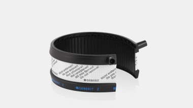 Geberit Pluvia: Монтаж точек крепления с помощью электромуфтовой ленты Geberit