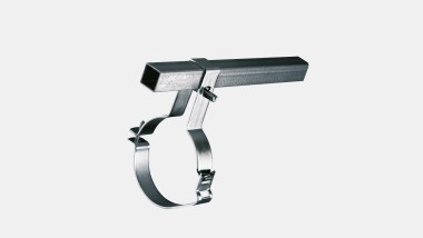 Geberit Pluvia: Крепление труб к опорной рейке