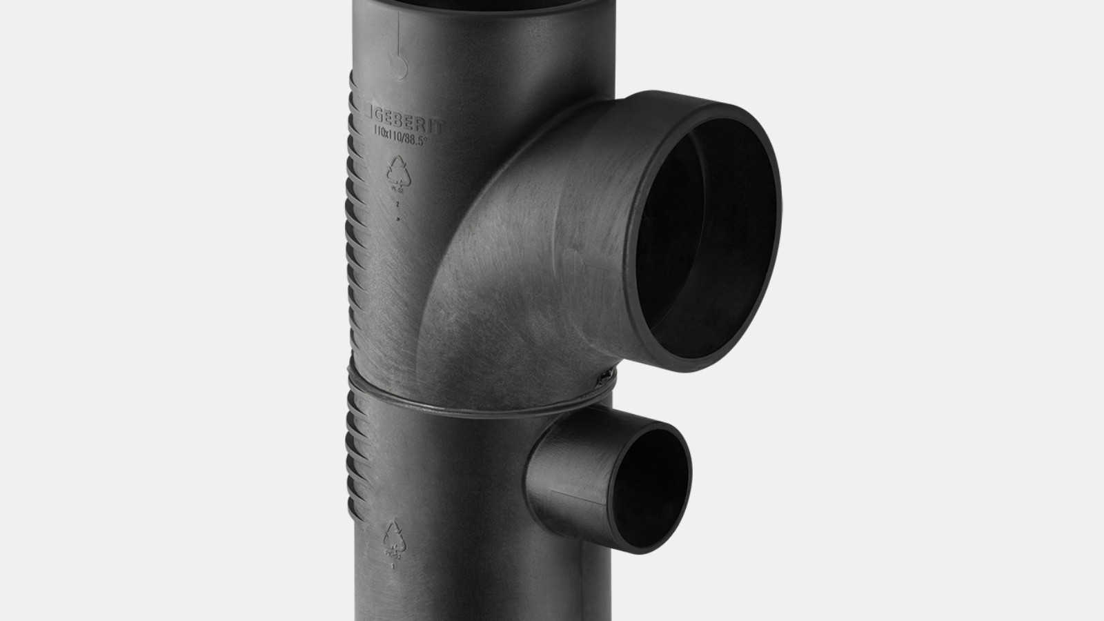 Фитинг Geberit Silent-db20 комбинированный 88.5° Фитинг Geberit Silent-db20 комбинированный 88.5°