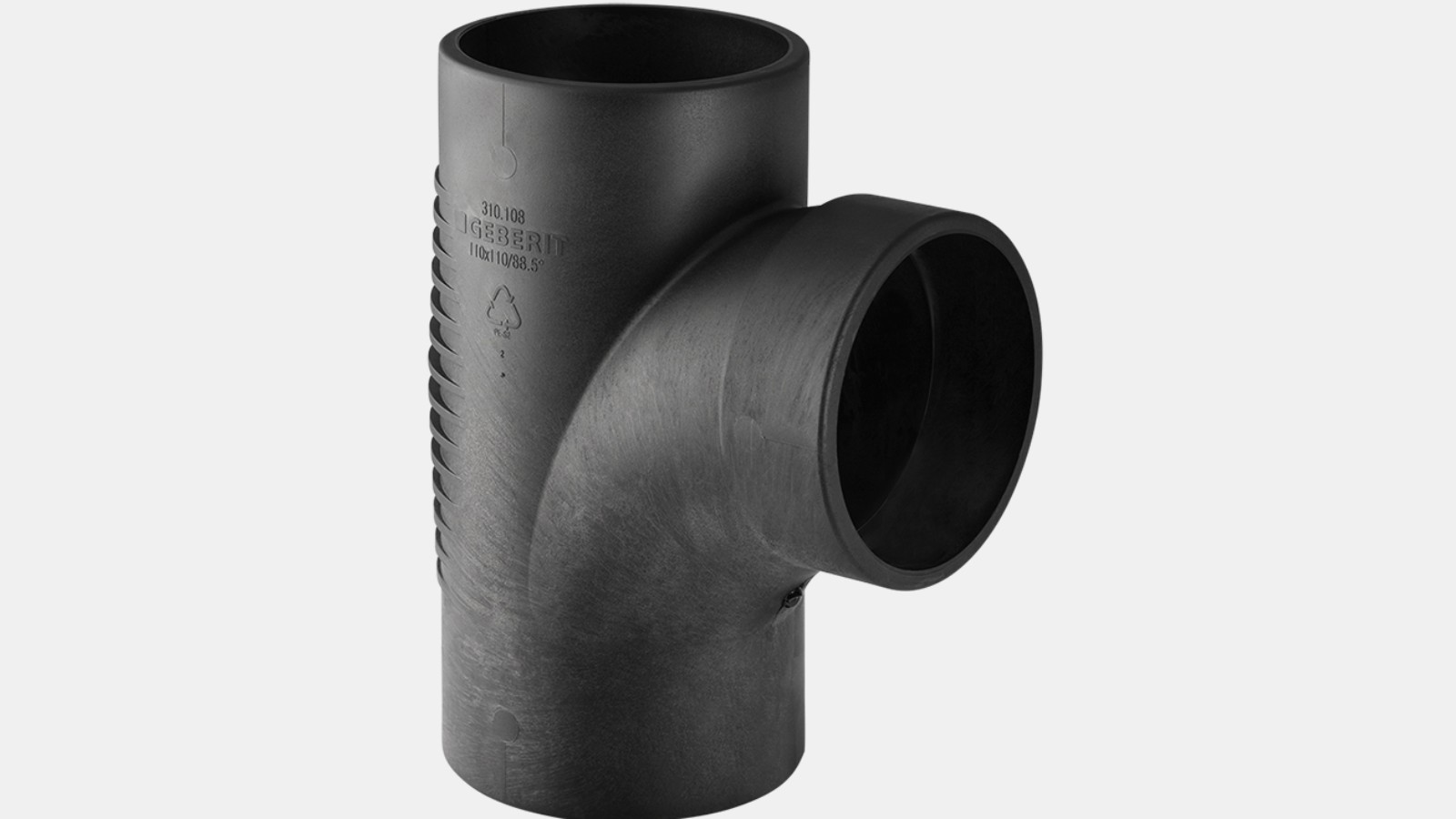 Фитинг Geberit Silent-db20 88.5° со смещенным впуском Фитинг Geberit Silent-db20 88.5° со смещенным впуском