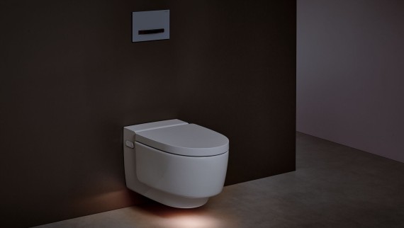 Geberit AquaClean Mera with orientation light Geberit AquaClean Mera with orientation light