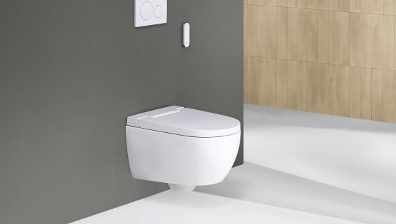 Geberit AquaClean Alba с пультом дистанционного управления Sigma20