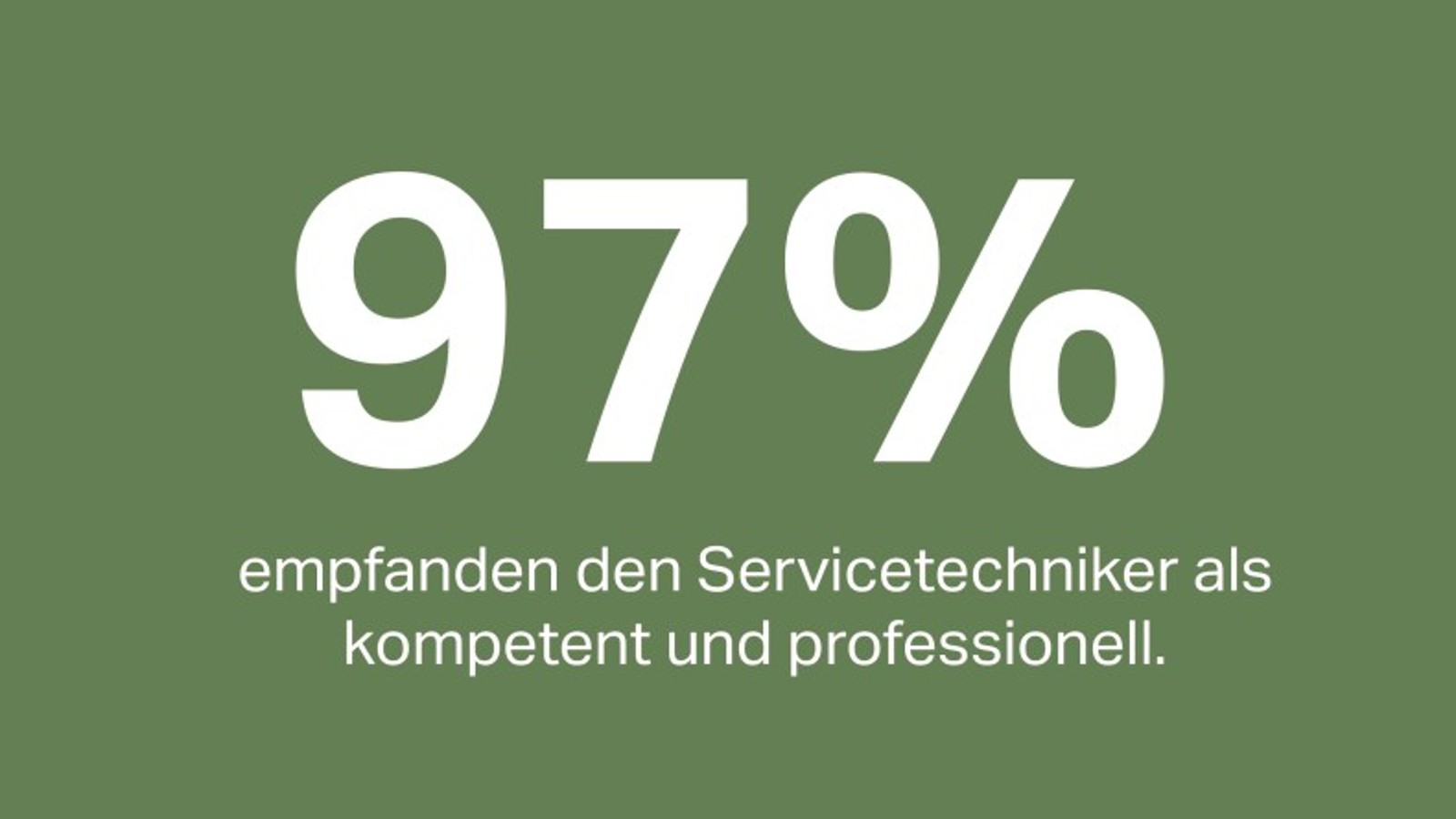 97 % клиентов считают своего сервисного инженера опытным и профессиональным 97 % клиентов считают своего сервисного инженера опытным и профессиональным