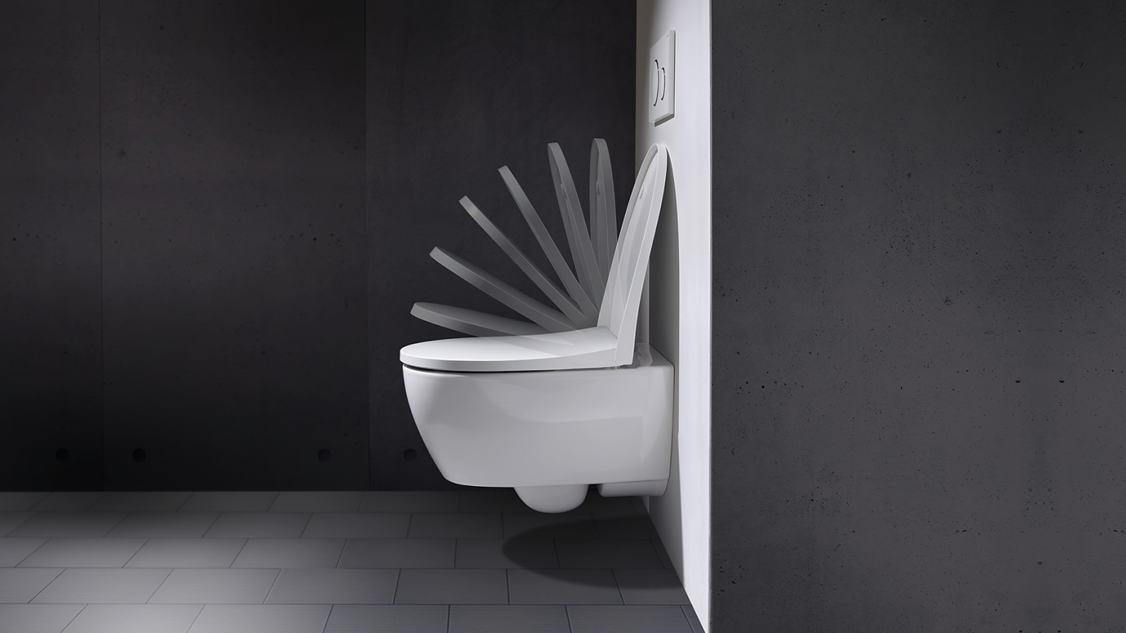 Плавное закрывание крышки унитаза Плавное закрывание крышки унитаза