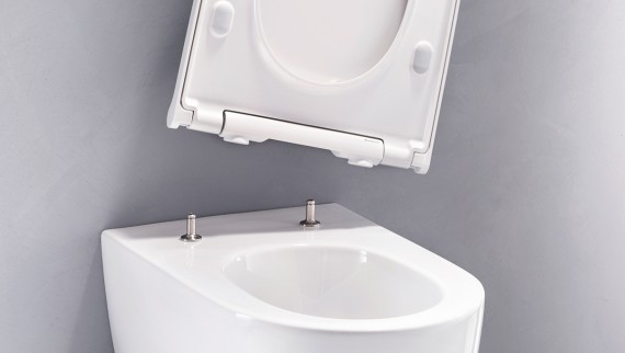 Унитаз Geberit ONE с легкосъемным сиденьем