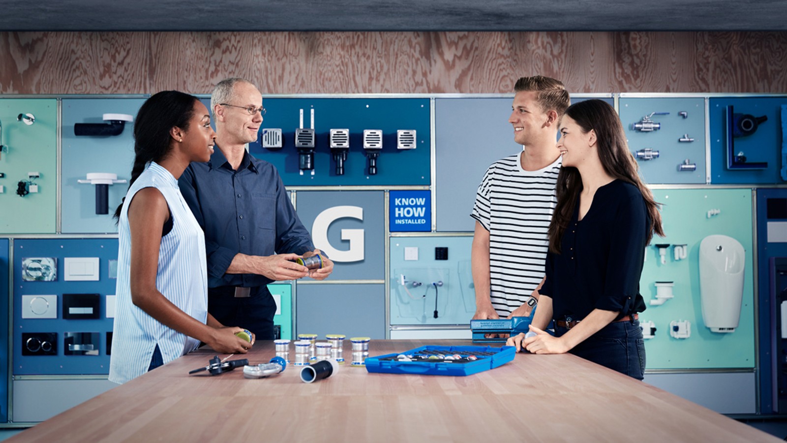 Сотрудники Geberit - общие ценности