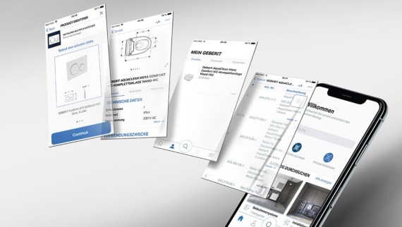 Приложение Geberit Pro поможет мгновенно идентифицировать установленный смывной бачок скрытого монтажа и заказать соответствующие запасные части. Приложение Geberit Pro поможет мгновенно идентифицировать установленный смывной бачок скрытого монтажа и заказать соответствующие запасные части.