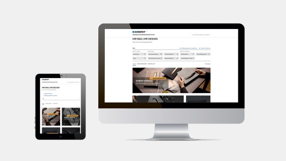 Демонстрационный зал для клавиш смыва на вашем планшете или компьютере