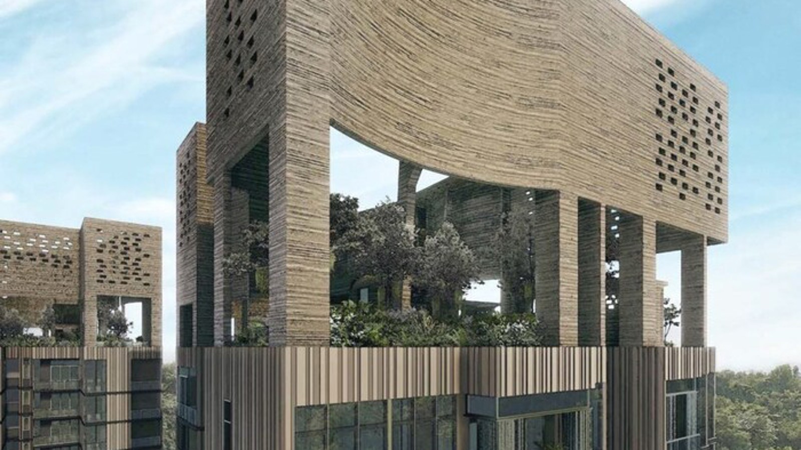 Тайные сады разместились на вершинах башен в районе Martin Modern (© Darren Soh) Тайные сады разместились на вершинах башен в районе Martin Modern (© Darren Soh)