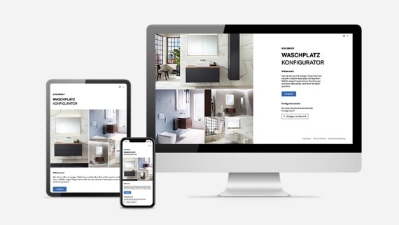 Geberit Washplace Configurator