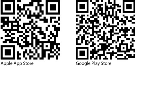 QR код для скачивания Geberit Control App на Apple и Android