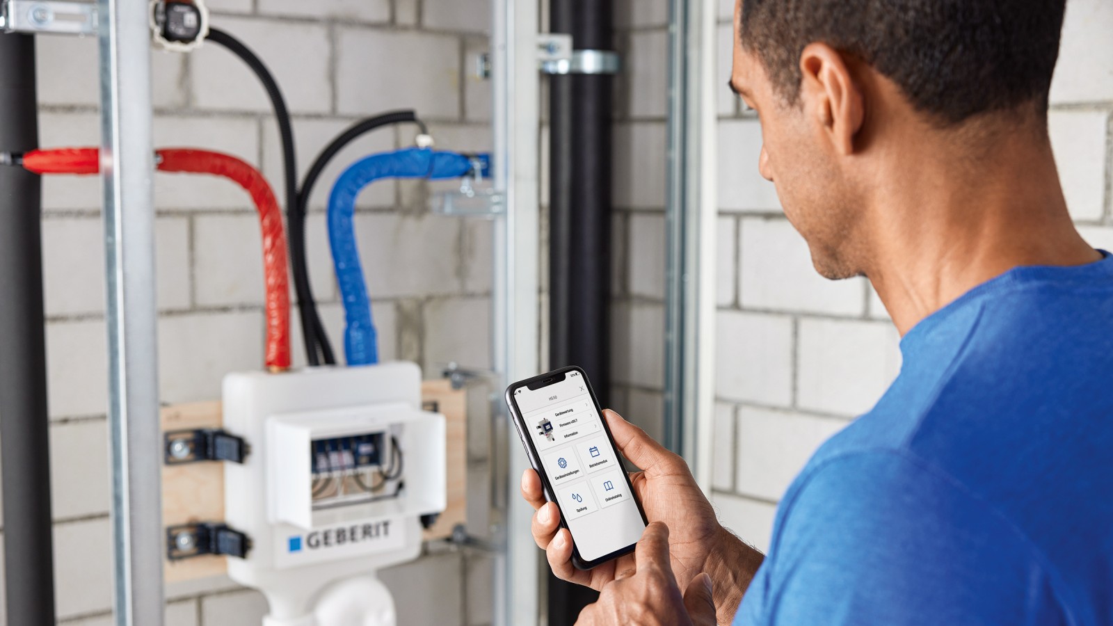 Дистанционное техническое обслуживание через Geberit Connect