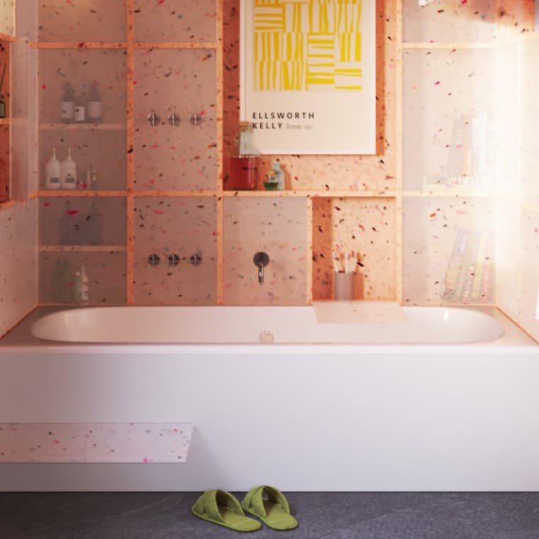 Дизайн ванной комнаты (© nimtim Architects) Дизайн ванной комнаты (© nimtim Architects)