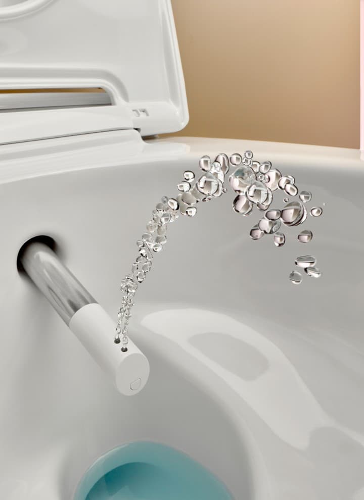 Унитаз-биде Geberit AquaClean с форсункой и омывающей струей Унитаз-биде Geberit AquaClean с форсункой и омывающей струей