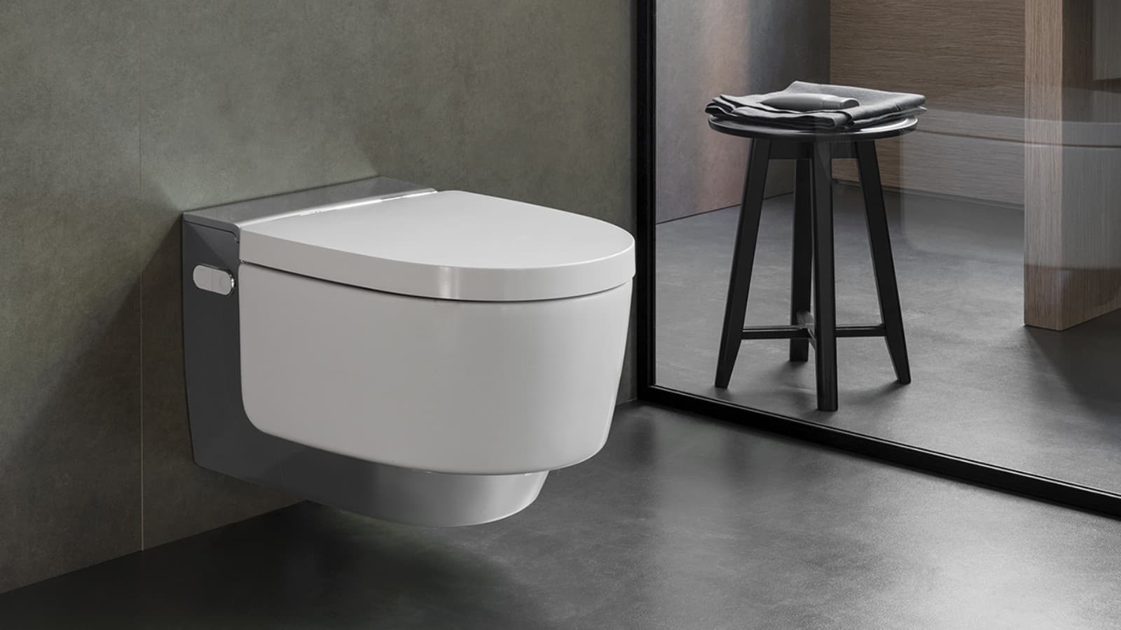 Унитаз с функцией биде Geberit AquaClean (© Geberit) Унитаз с функцией биде Geberit AquaClean (© Geberit)