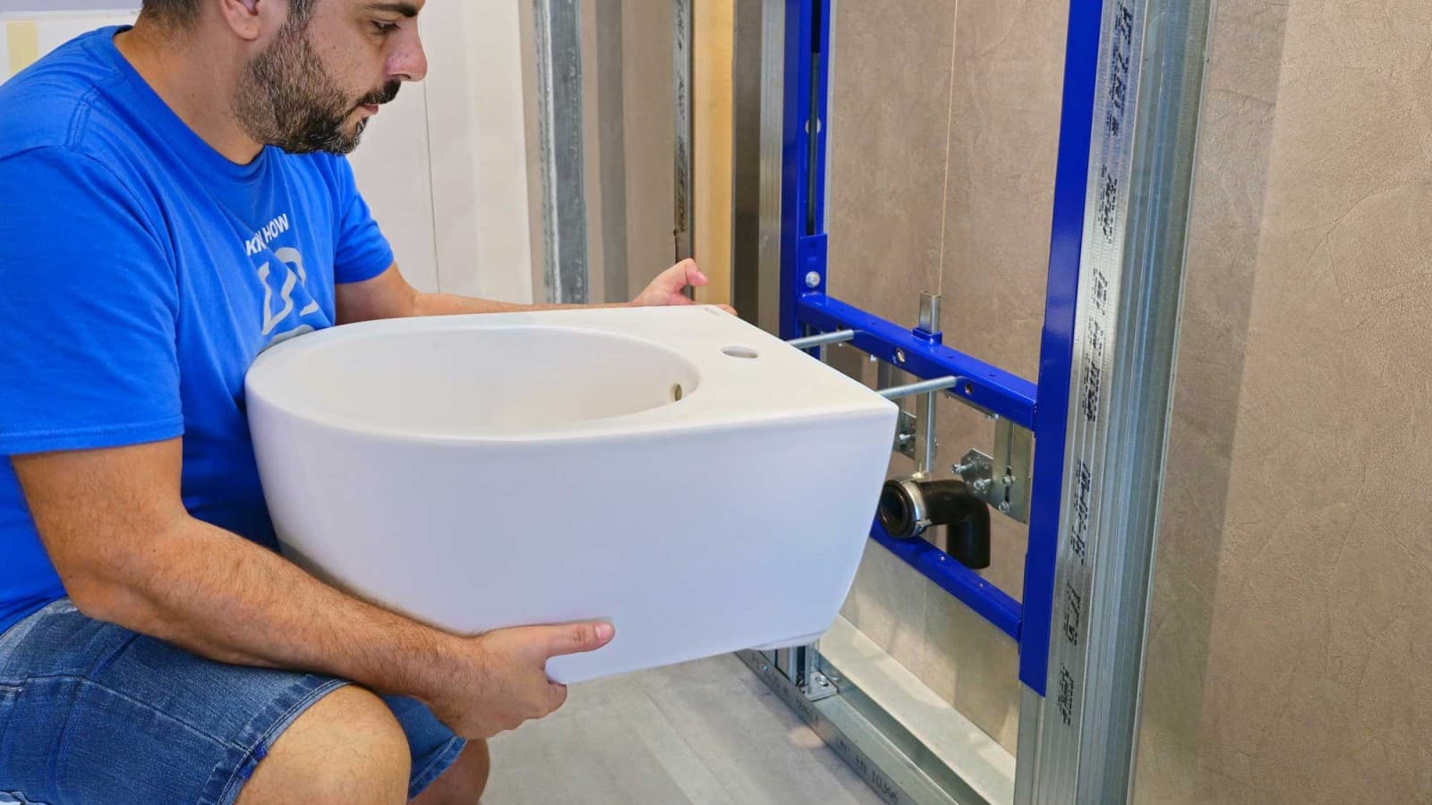 Монтаж биде Geberit с технологией EFF3 Монтаж биде Geberit с технологией EFF3