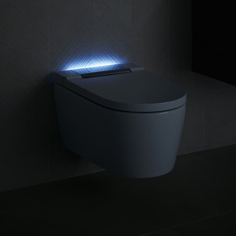 Унитаз-биде Geberit AquaClean Sela с ночной подсветкой Унитаз-биде Geberit AquaClean Sela с ночной подсветкой