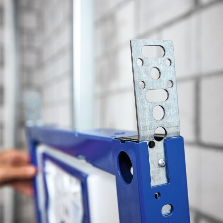 Простая установка монтажного элемента Duofix. Простая установка монтажного элемента Duofix.